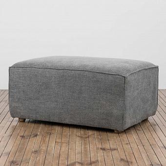 Пуфик Slabby Sectional Footstool пенька Scuff Linen Night