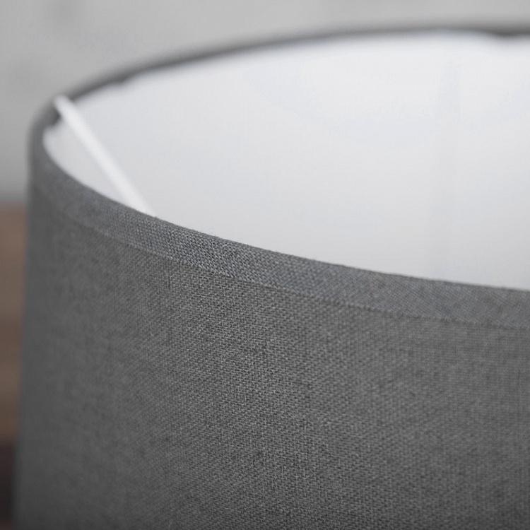 Абажур из льна серого цвета, 40 см Lamp Shade Grey Linen 40 cm