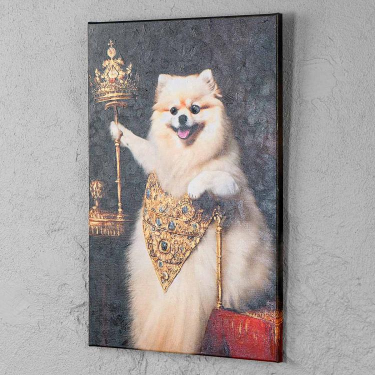 Canvas Acrylic Painting Pomeranian