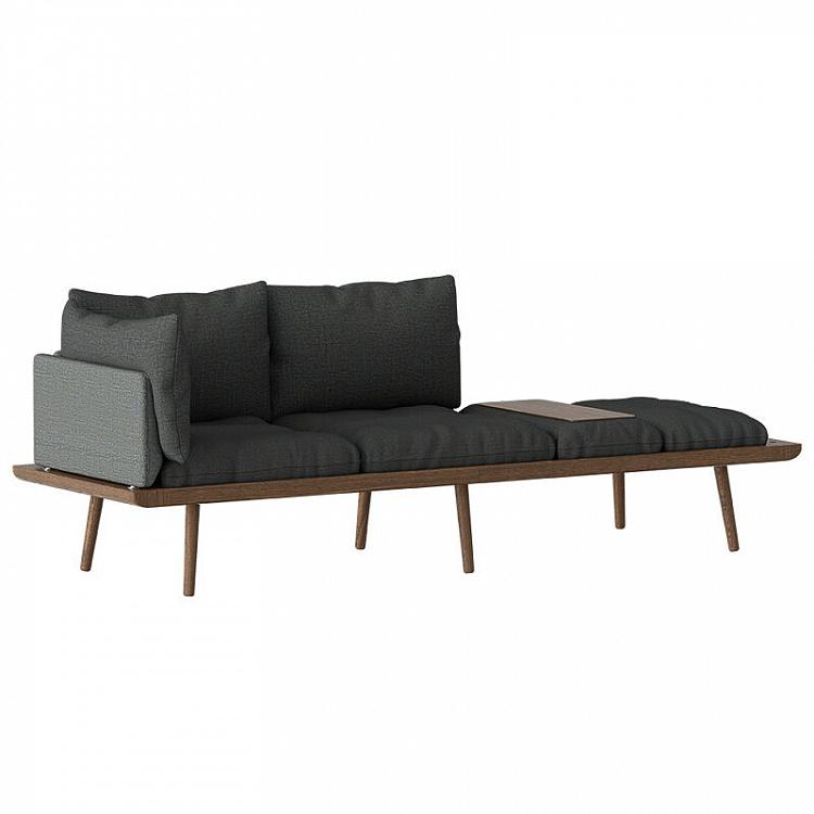 Трёхместный диван Бездельник, тёмные ножки Lounge Around 3 Seater, Dark Oak