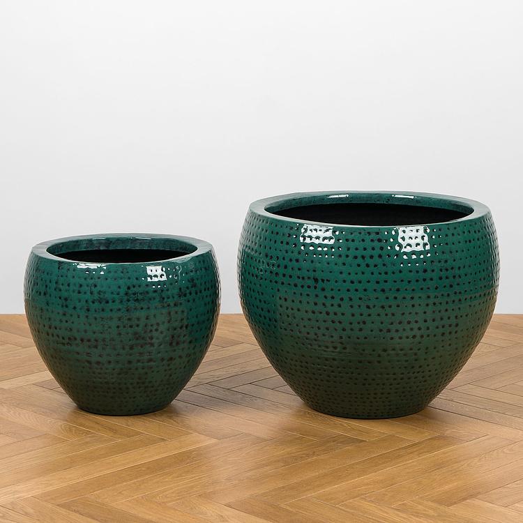 Кашпо Effectory Ron Classic Bowl Pot Jade Large - ракурс 6