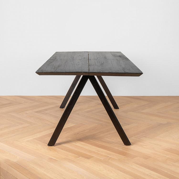 Обеденный стол из тёмного дерева манго Вектор Vecteur Table Dark Mango Wood