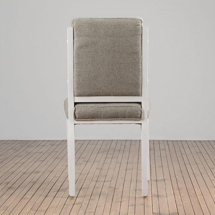 Стул, белые ножки 17 Dining Chair, White Wood