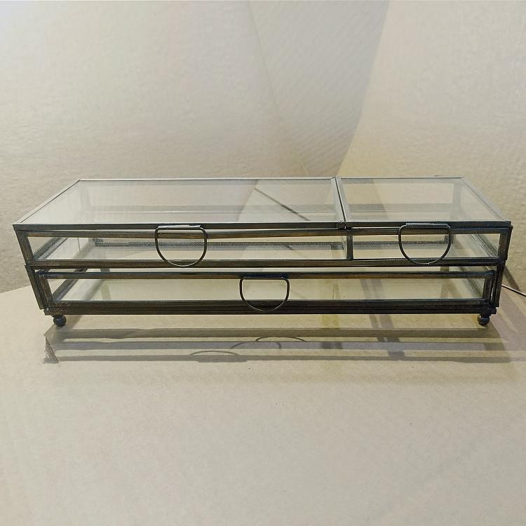 Jewelry Box 2 Shelves And 3 Compartments discount