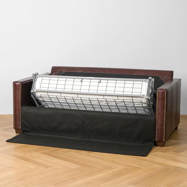 Раскладной двухместный кожаный диван-кровать Виконт Уильям Люкс Viscount William 2 Sleeper Lux Leather