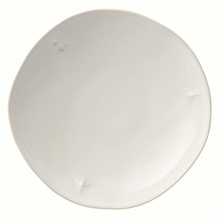 Тарелка для пасты Пчёлы Abeille Ceramic Ecru Pasta Plate