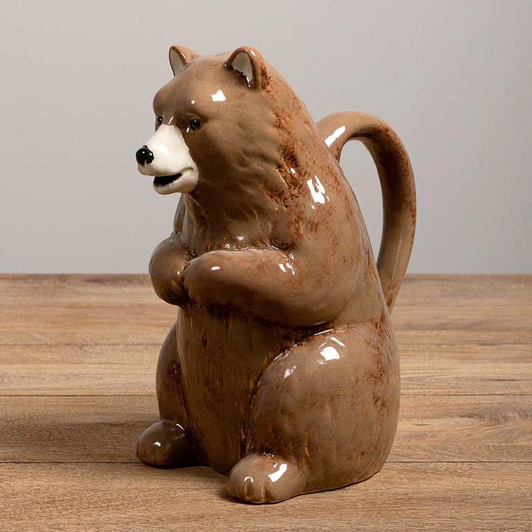 Кувшин Бурый медведь Bear Pitcher Brown