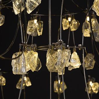 Люстра Classic Volt Chandelier хрусталь и металл Clear Crystal and Natural Metal