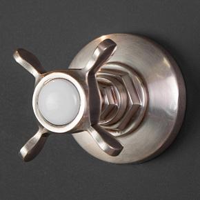 Hook Shower Nickel And Ceramic