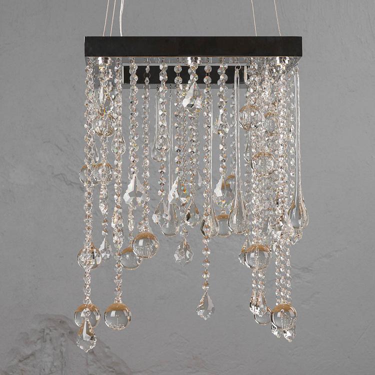 Квадратная люстра Сосульки, S Icicle Chandelier Square Small