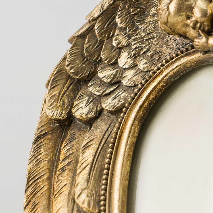 Рамка для фото с Ангел с золотыми крыльями Golden Angel Wings Photo Frame