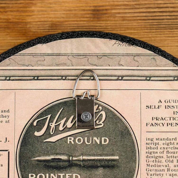 Картина в круглой раме Мышка с подсолнухом Sunflower Mouse Painting In Round Frame