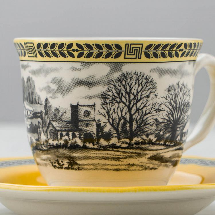 Чайная пара Безмятежный Halcyon Tea Cup And Saucer