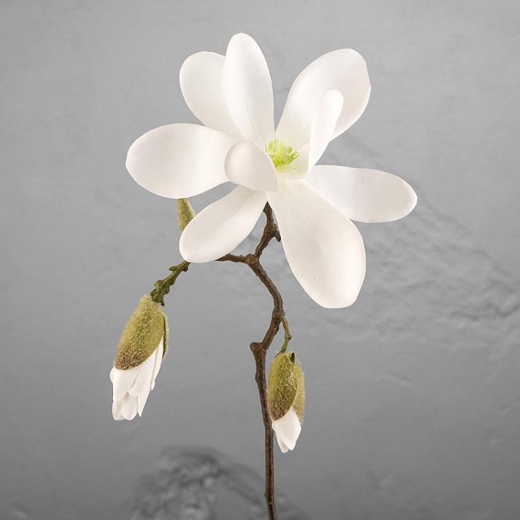 Искусственная Магнолия белая Magnolia Branch White 75 cm