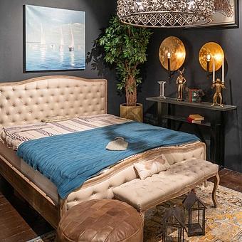 Скамейка Jean-Paul Ottoman Range лён Linen Plain - ракурс 8