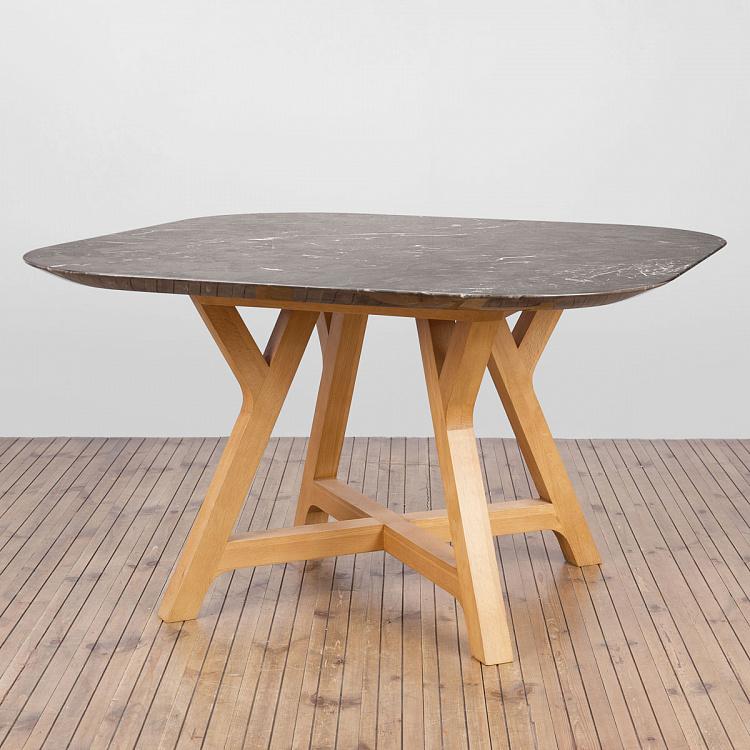 Квадратный обеденный стол Каменный лист F306 Stoneleaf Square Dining Table