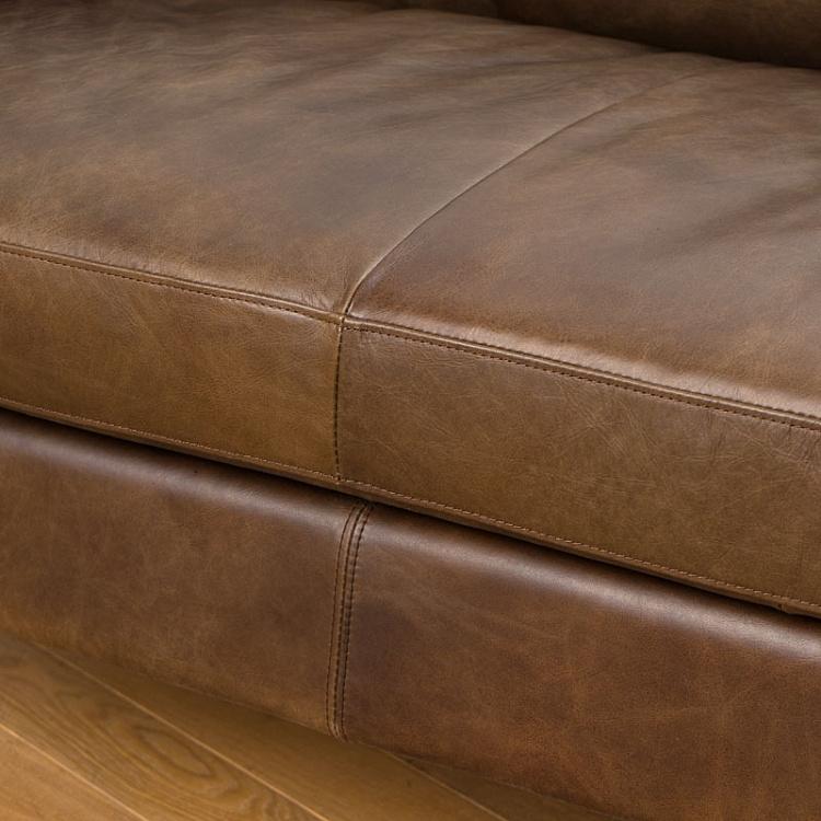 Двухместный диван Линкольн, серо-коричневые ножки Lincoln 2 Seater, Truffle Grey Oak PF