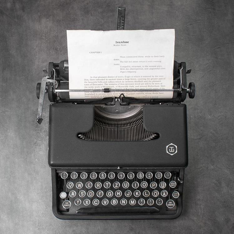 Винтажная печатная машинка Torpedo Vintage Typewriter Torpedo 1