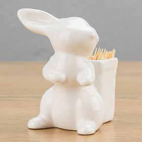 Rabbit With Box Toothpick Holder