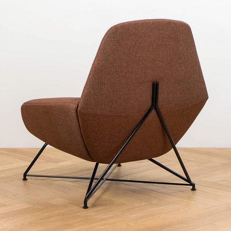 Кресло Коралл, чёрные ножки Corallina Armchair, Antracite Steel