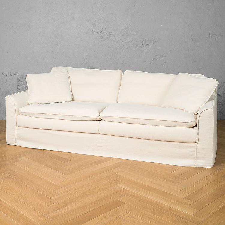 Трёхместный льняной диван Луизиана Louisiana 3 Seater Linen RM