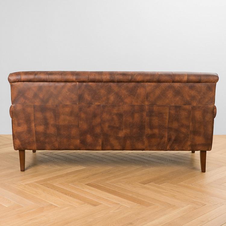 Трёхместный диван Софи, тёмные ножки Sophie 3 Seater, Oak Dark Brown