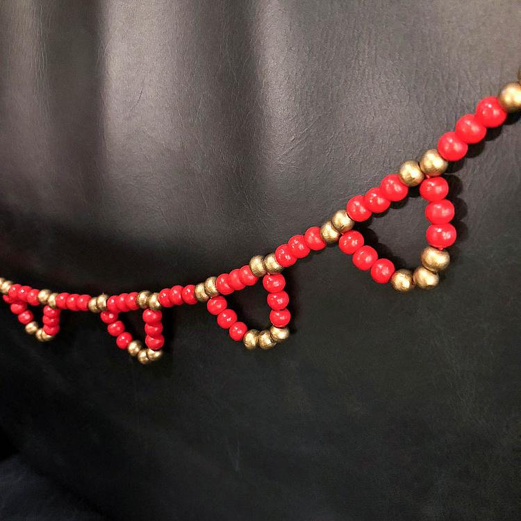 Ёлочное украшение Деревянные бусы Wooden Beads 170&nbsp;cm