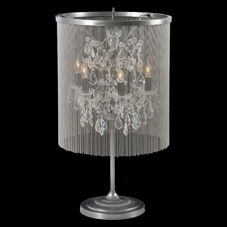 Хрустальная настольная лампа Кольчуга Chainmail Crystal Table Lamp