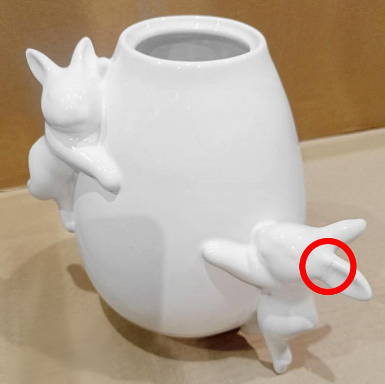 Ваза с кроликами дисконт5 Rabbits Vase discount5