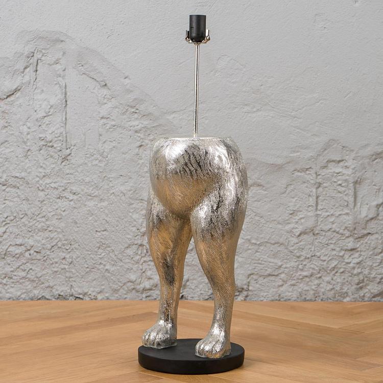 Торшер Серебряный робкий кролик, L Floor Lamp Hiding Bunny Silver