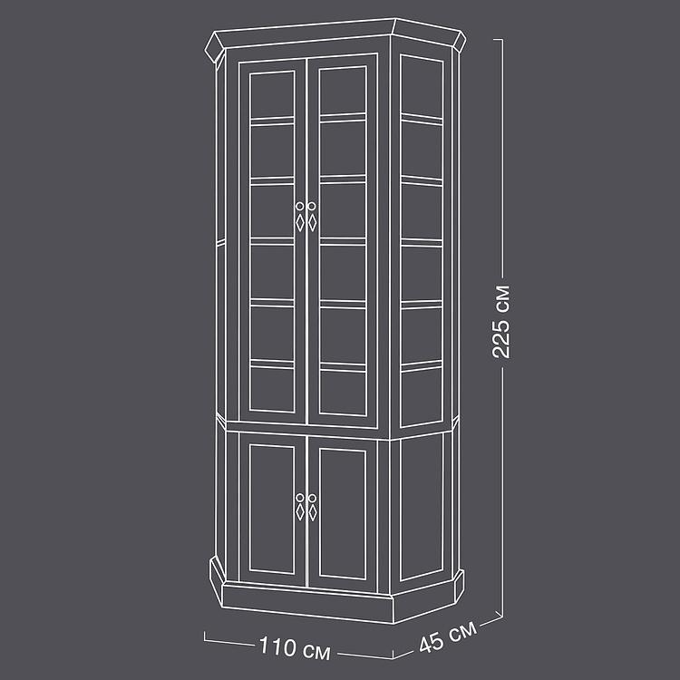 Сервант Armella Vitrine Cabinet - ракурс 12