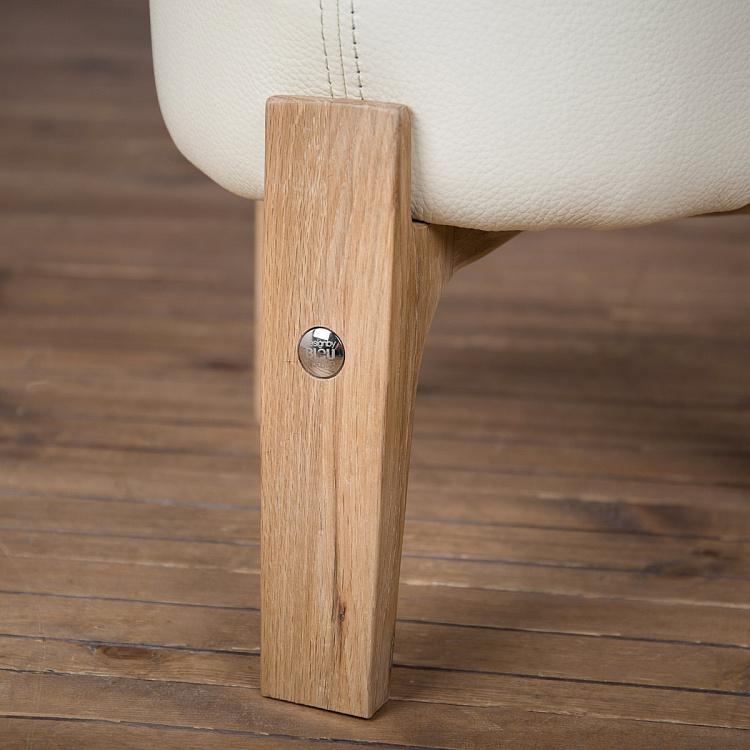 Табурет Цилиндр с двойной стежкой, M F296 Drum Stool Medium With Double Stitch