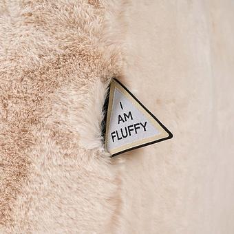 Кресло Lomfy Chair искусственный мех Big Bear Cream - ракурс 8