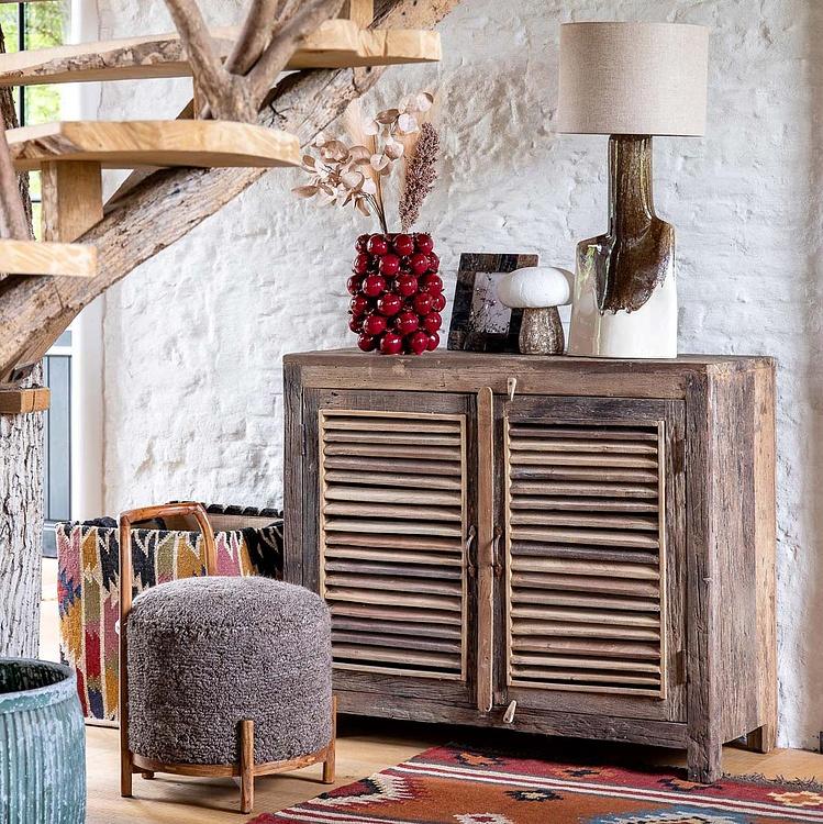 Настольная лампа с led-гирляндой внутри Гриб стоящий Standing Mushroom Lamp Led Garland