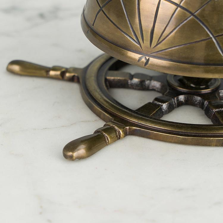 Настольный звонок Капитан Captain Golden Desk Bell