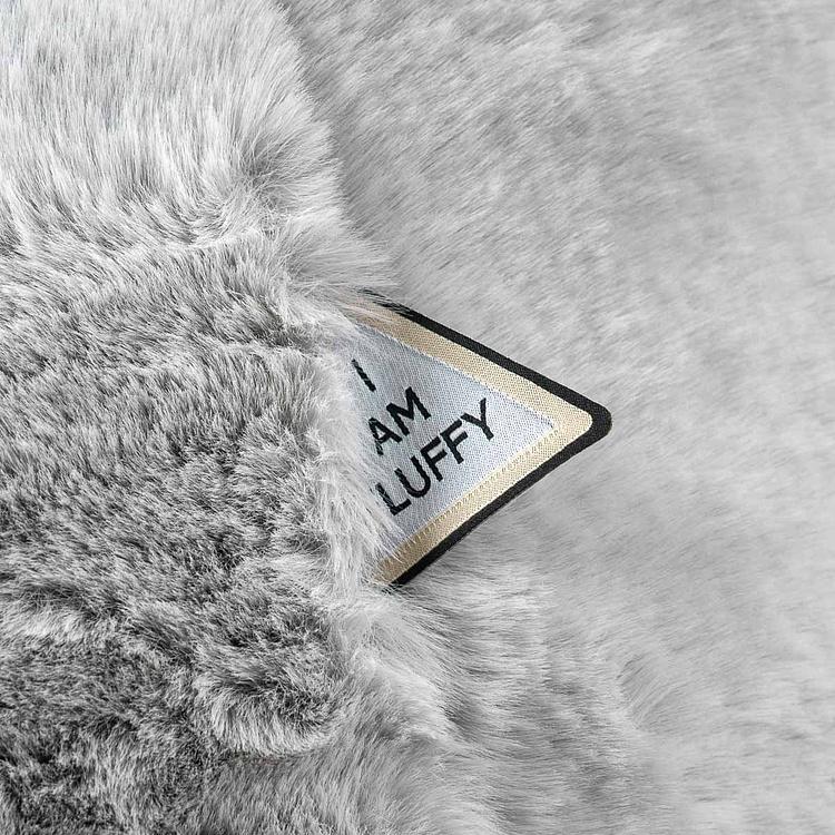 Кресло Snug Chair искусственный мех Big Bear Grey - ракурс 8