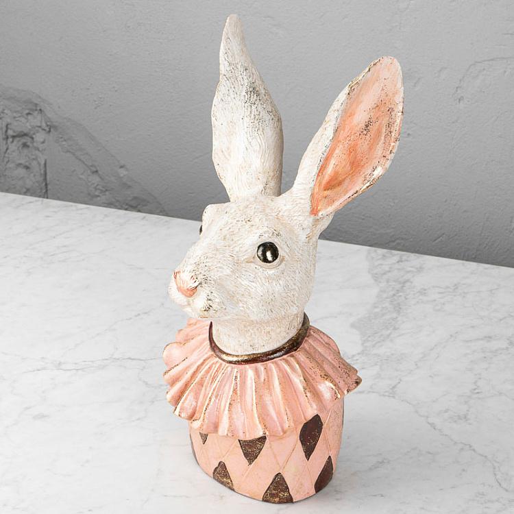 Статуэтка Бюст кролика бежевый Rabbit Bust Apricot