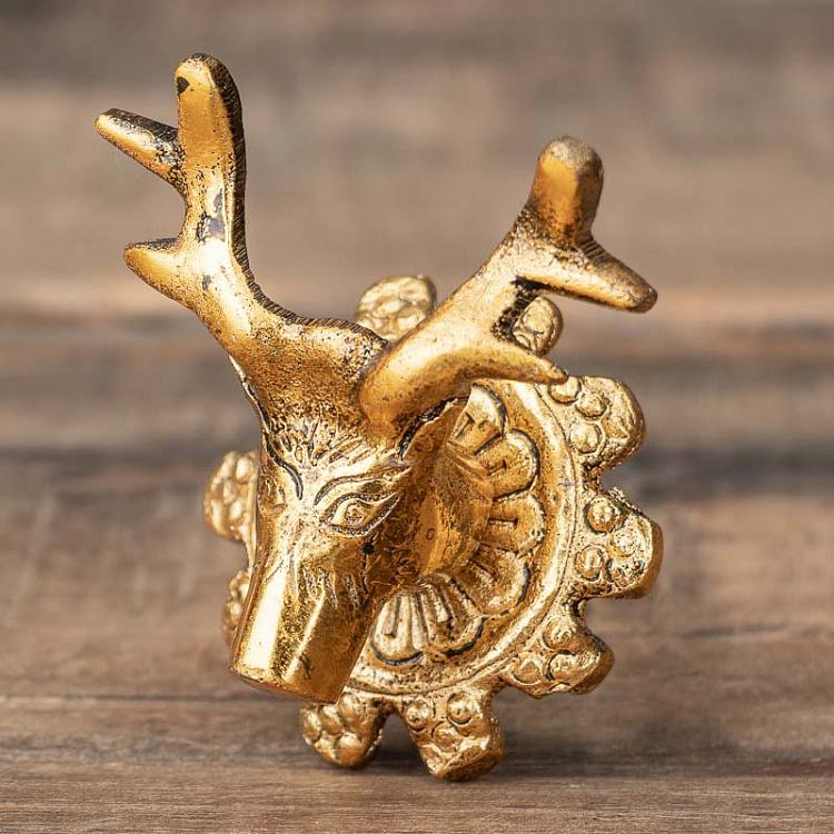 Gold Deer Knob