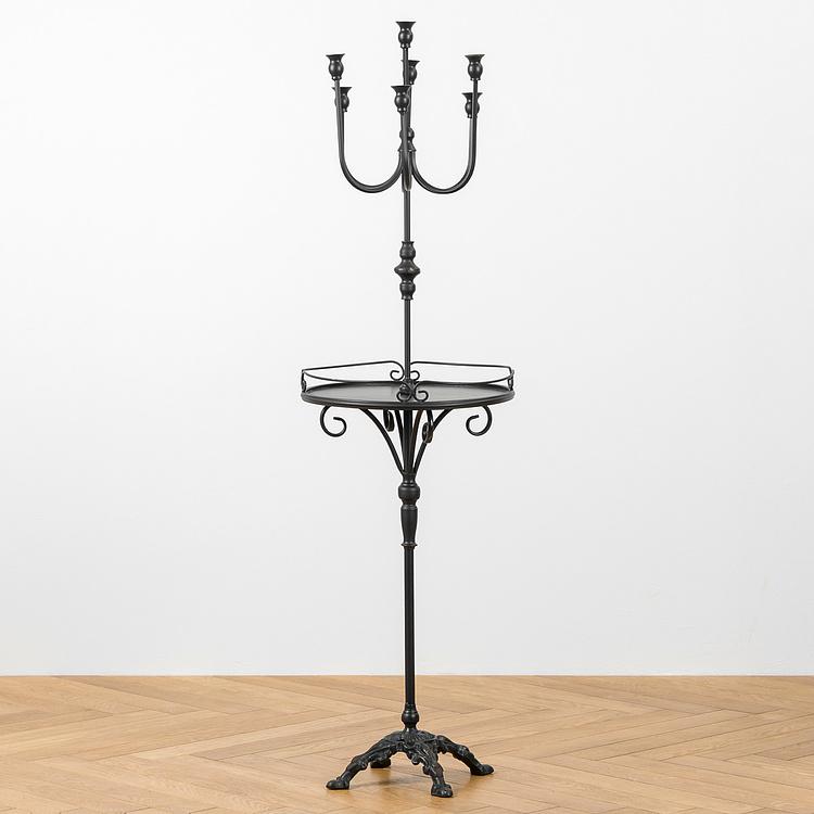 Подсвечник Перла на семь свечей со столиком Perla Side Table With Candelabrum