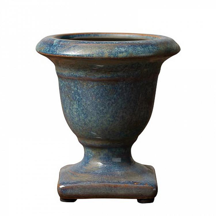 Серо-голубая ваза Медичи, S Medicis Vase Grey Blue Small