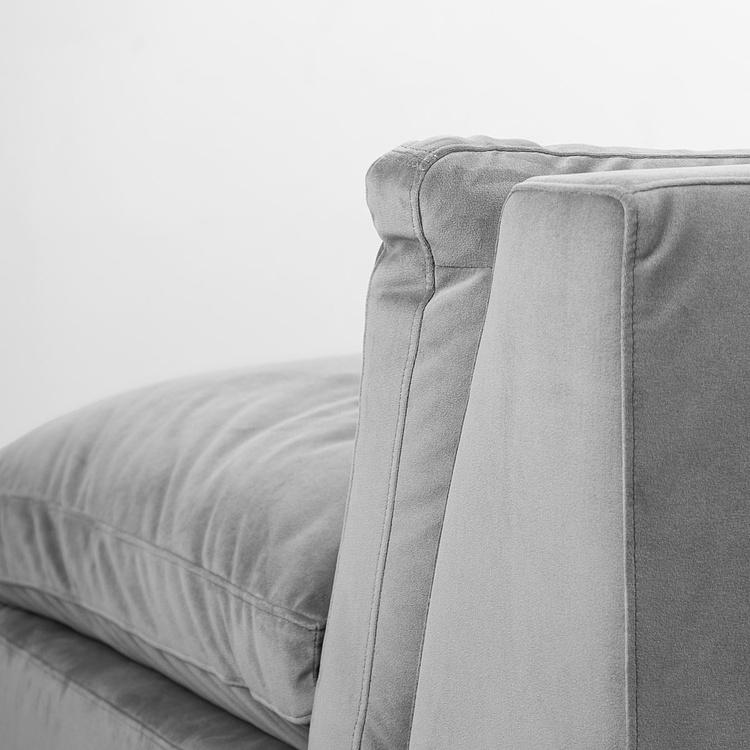 Угловой модульный бархатный диван Зенна 2, S Zenna Group Small 2 Velvet