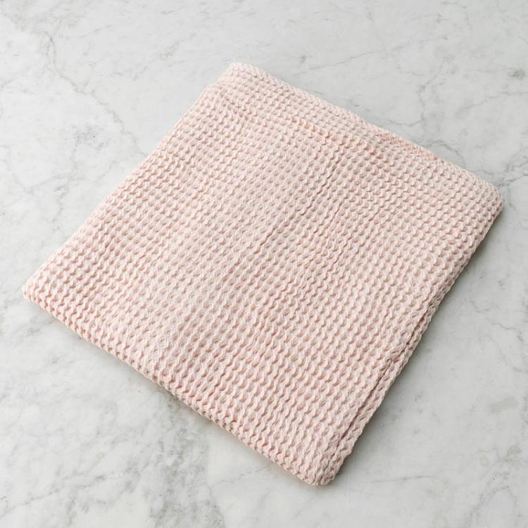 Перламутрово-розовое вафельное банное полотенце Модал 76x142 см Modal Waffle Bath Towel Shell 76x142 cm