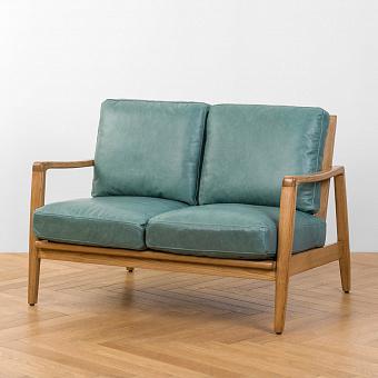 Двухместный диван Belmont 2 Seater RM натуральная кожа Teal Master