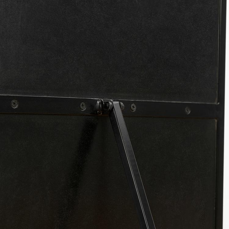 Напольное зеркало на чёрной мраморной подставке Black Marble Base Standing Mirror