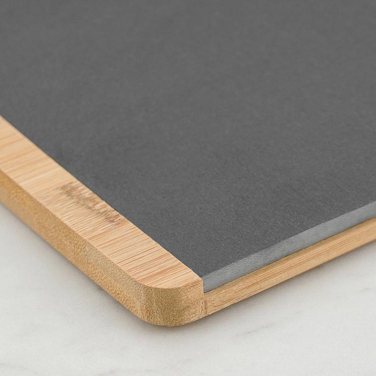 Разделочная доска из бамбука и сланца Bamboo And Slate Kitchen Cutting Board