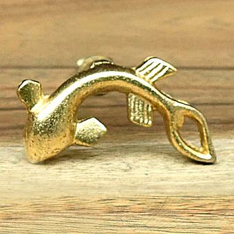 Chic Koi Fish Knob Gold