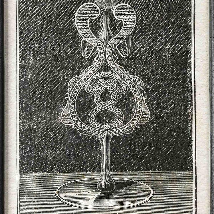 Фото-принт диптих  Роскошные бокалы Set Of 2 Frames Chic Drinks