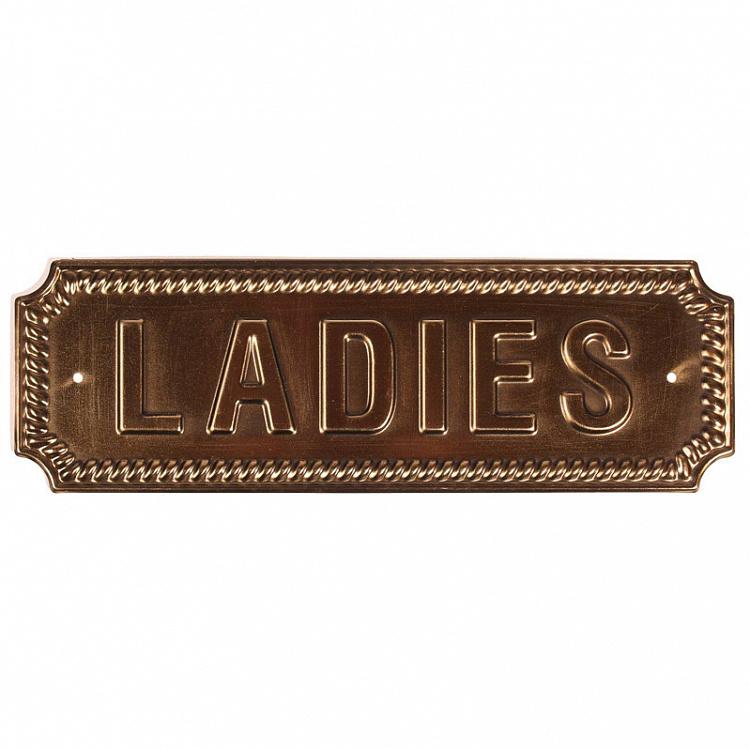 Bronze Sign Ladies