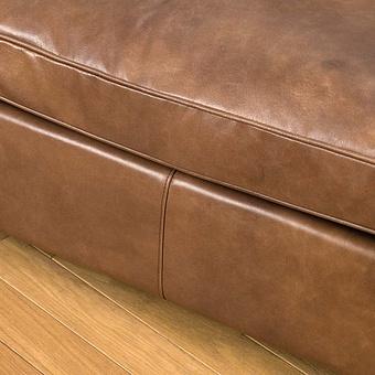 Двухместный диван Minister 2 Seater RM натуральная кожа Brown Franco - ракурс 8
