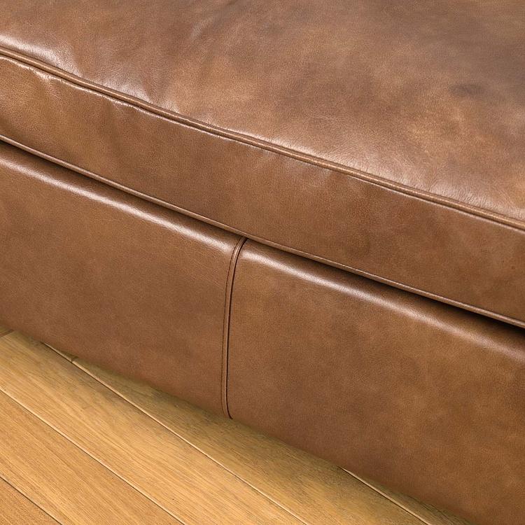 Двухместный диван Minister 2 Seater RM натуральная кожа Brown Franco - ракурс 8